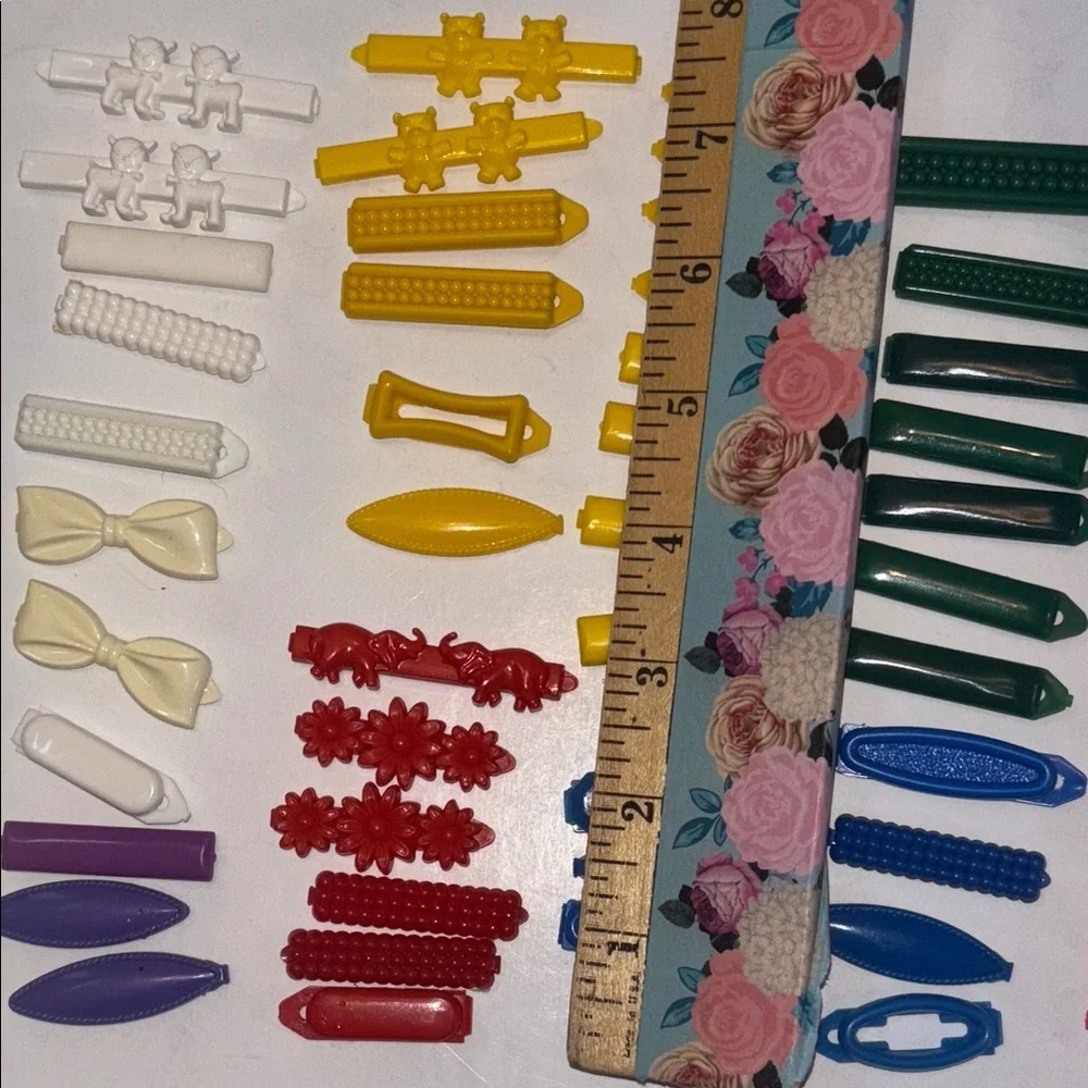 GOODY Vintage Snap-Tight Kiddie Barrettes 1980s Vintage Plastic barrettes